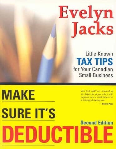 Tapa de Make sure it's deductible