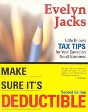 Tapa de Make sure it's deductible