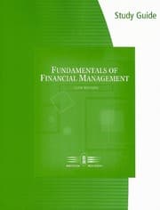 Tapa de Study Guide for Brigham/Houston’s Fundamentals of Financial Management, 12th