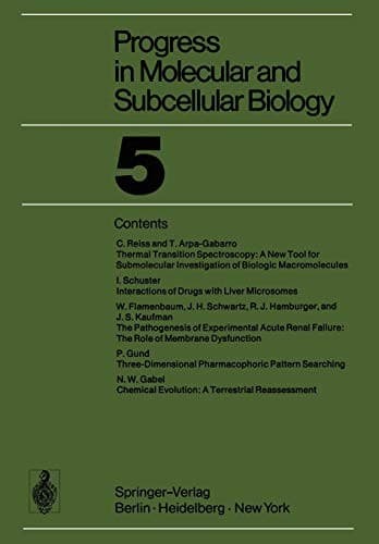 Tapa de Progress in Molecular and Subcellular Biology