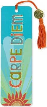 Tapa de Carpe Diem Beaded Bookmark