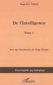 Tapa de De l'intelligence