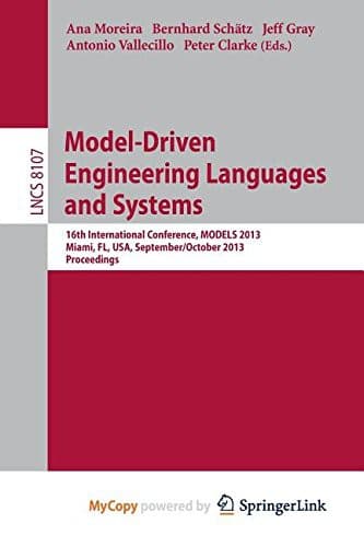 Tapa de Model-Driven Engineering Languages and Systems