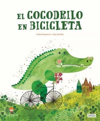Tapa de El cocodrilo en bicicleta