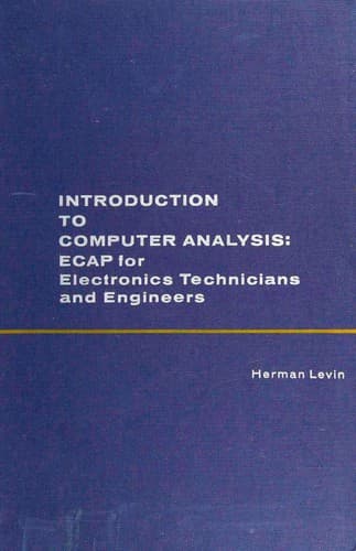 Tapa de Introduction to computer analysis