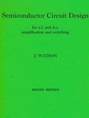 Tapa de Semiconductor circuit design: for a.f. and d.c. amplification and switching
