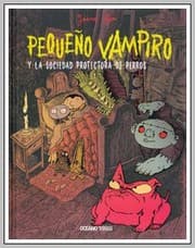 Tapa de Pequeño vampiro y la sociedad protectora de perros