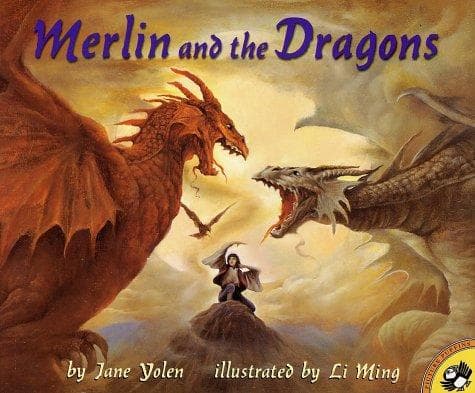 Tapa de Merlin and the Dragons