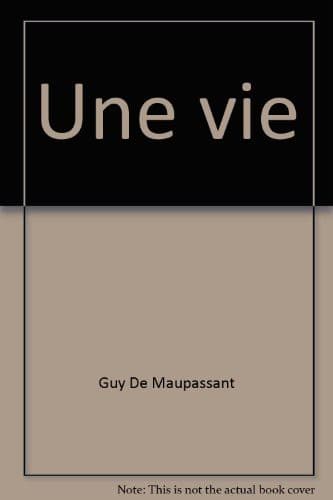 Tapa de Une vie