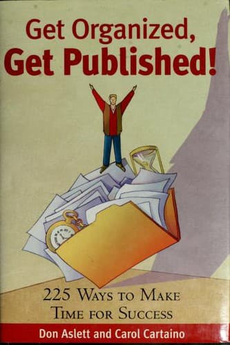 Tapa de Get organized, get published!