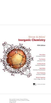 Tapa de Shriver & Atkins' inorganic chemistry