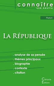 Tapa de Fiche de lecture La République de Platon