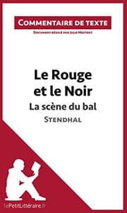 Tapa de Le Rouge et le Noir, La scène du bal, de Stendhal
