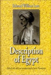 Tapa de Description of Egypt