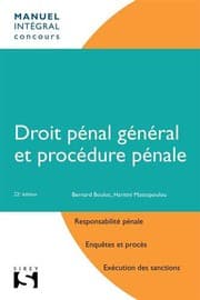 Tapa de Droit pénal général et procédure pénale - 22e ed.