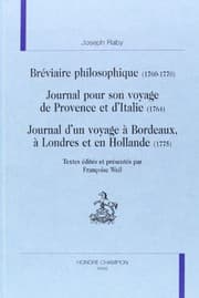 Tapa de Bréviaire philosophique, 1760-1770