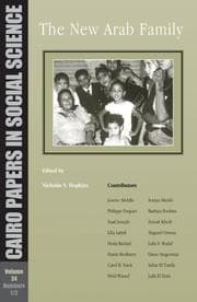 Tapa de The New Arab Family (Cairo Papers in Social Science)