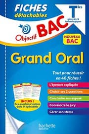 Tapa de Objectif Bac - Fiches Le Grand oral du Bac