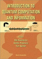 Tapa de Introduction to quantum computation and information