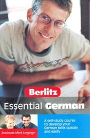 Tapa de Berliz essential German