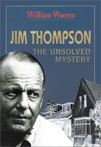 Tapa de Jim Thompson The Unsolved Mystery