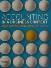 Tapa de Accounting in a Business Context