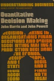 Tapa de Quantitative Decision Making (UB)