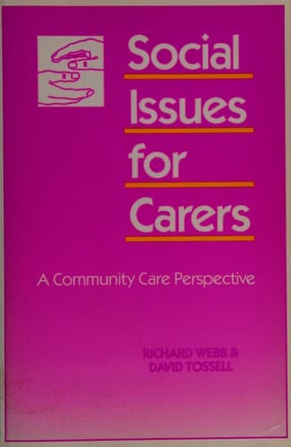 Tapa de Social issues for carers