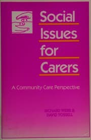 Tapa de Social issues for carers