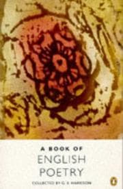 Tapa de A Book of English Poetry