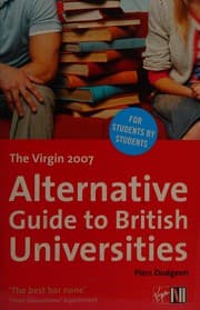 Tapa de The Virgin 2007 alternative guide to British universities