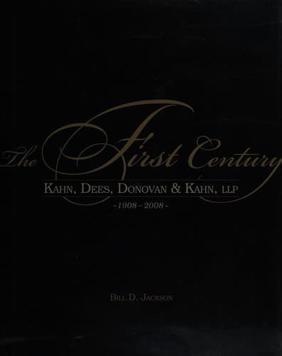 Tapa de Kahn, Dees, Donovan & Kahn, LLP