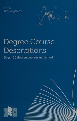 Tapa de Degree course descriptions