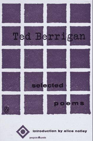 Tapa de Selected poems