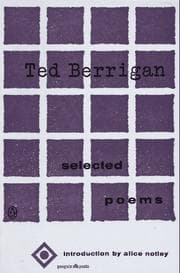 Tapa de Selected poems