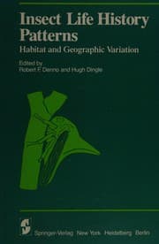 Tapa de Insect life history patterns