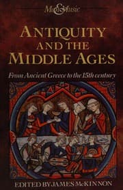 Tapa de Antiquity and the Middle Ages (Man & Music)