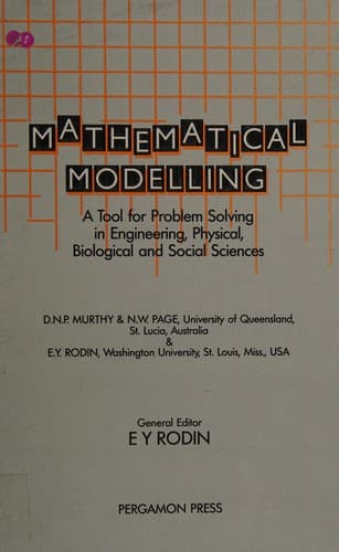 Tapa de Mathematical modelling