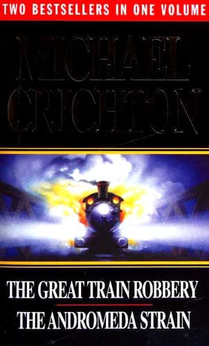 Tapa de Novels (Andromeda Strain / Great Train Robbery)