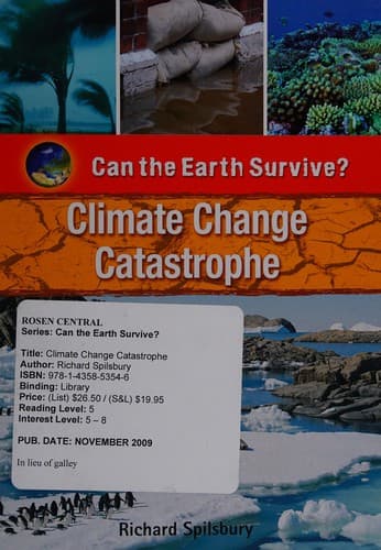 Tapa de Climate change catastrophe