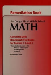Tapa de McDougal Littell math