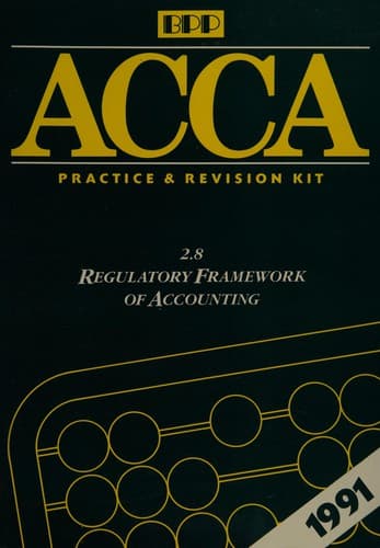 Tapa de ACCA practice & revision kit