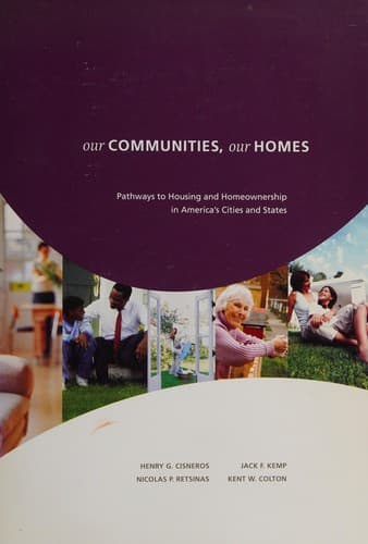Tapa de Our communities, our homes