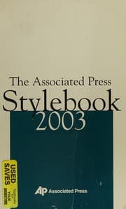 Tapa de Associated Press Stylebook and Briefing on Media Law