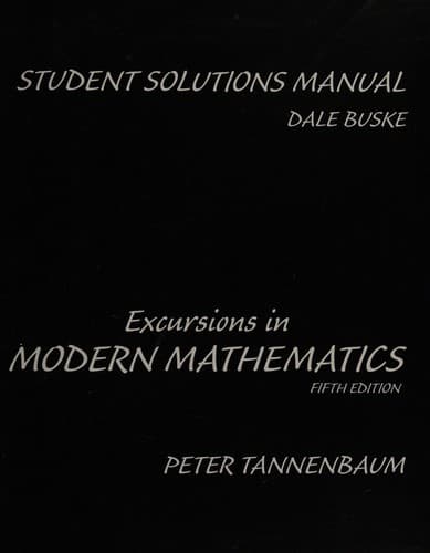 Tapa de Excursions in Modern Mathematics