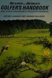 Tapa de Benson & Hedges Golfer's Handbook