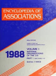 Tapa de Encyclopedia of associations