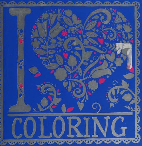 Tapa de I heart coloring