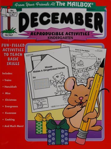 Tapa de Reproducible Activities, K - December