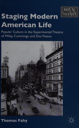 Tapa de Staging modern American life